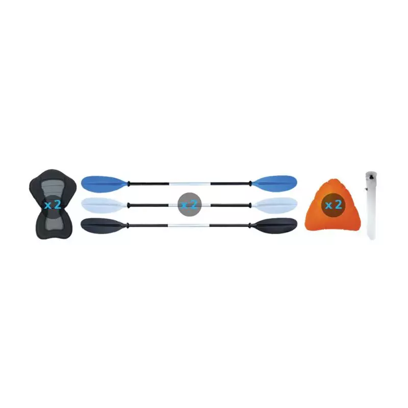 Kayak transparent 2 personnes