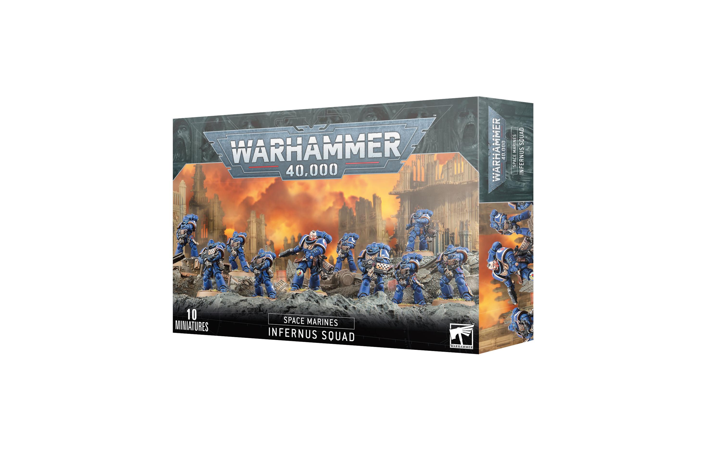 Figurenset Warhammer 40.000 Infernus SquadWarhammer 40K Miniaturen: Space Marines Infernustrupp