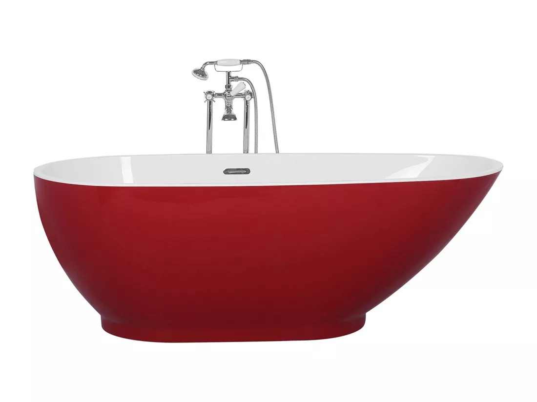 Baignoire îlot rouge 173 x 82 cm GUIANA