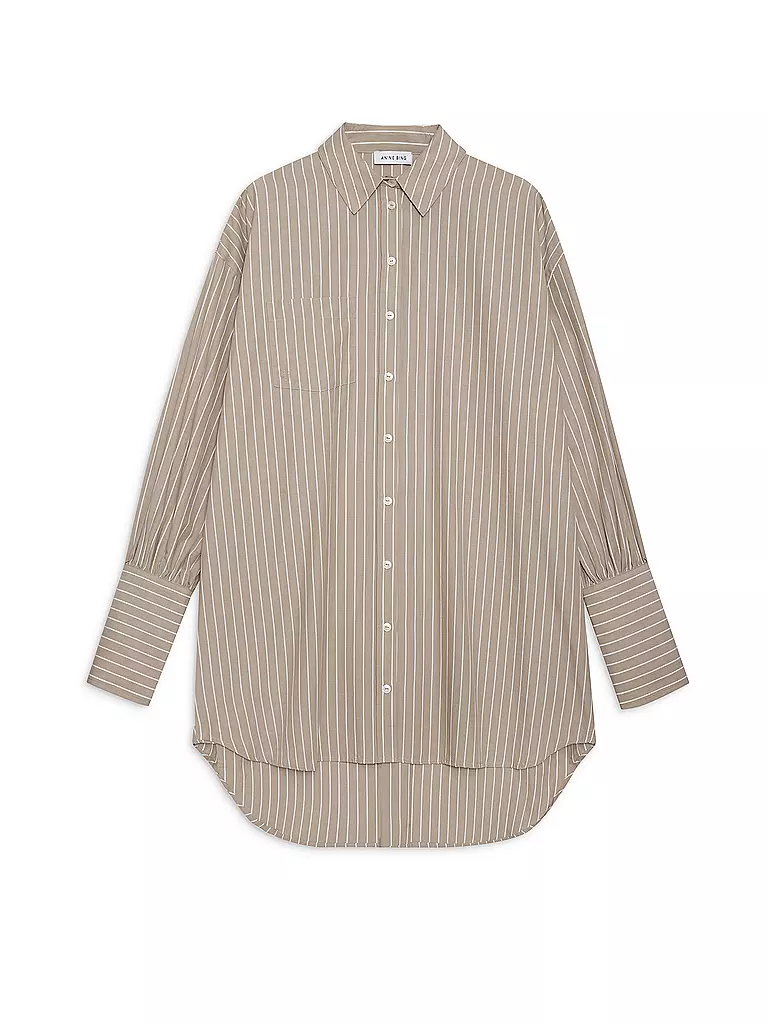 ANINE BING Hemdbluse LAKE  beige