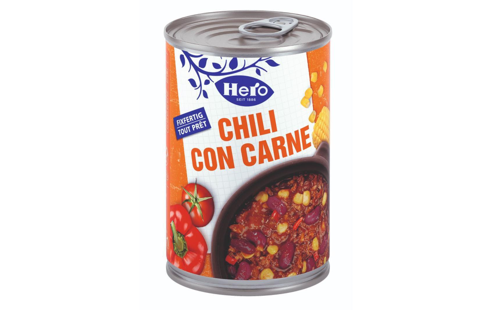 Chili con Carne 6 x 430 gFein gewürzte Bohnengericht mit Schweizer Rindfleisch