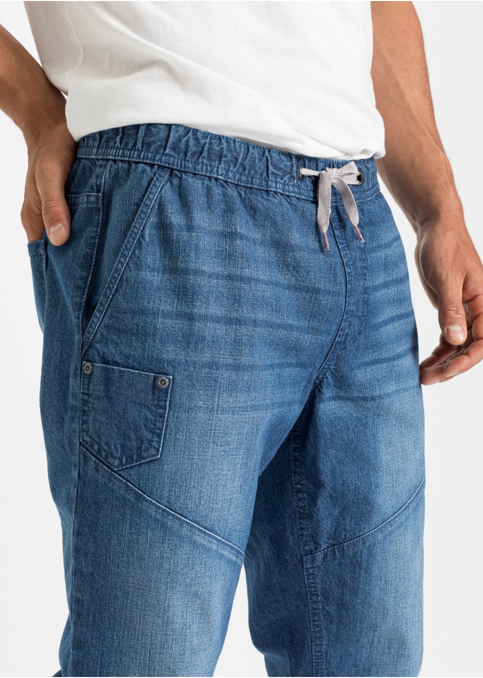 Lot de 2 jeans taille extensible Regular Fit, Straight