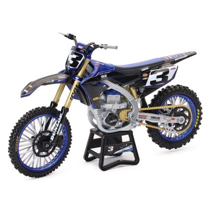 Miniature Newray Moto Yamaha 450 YZF Eli TOMAC - Echelle 1/12° - Bleu