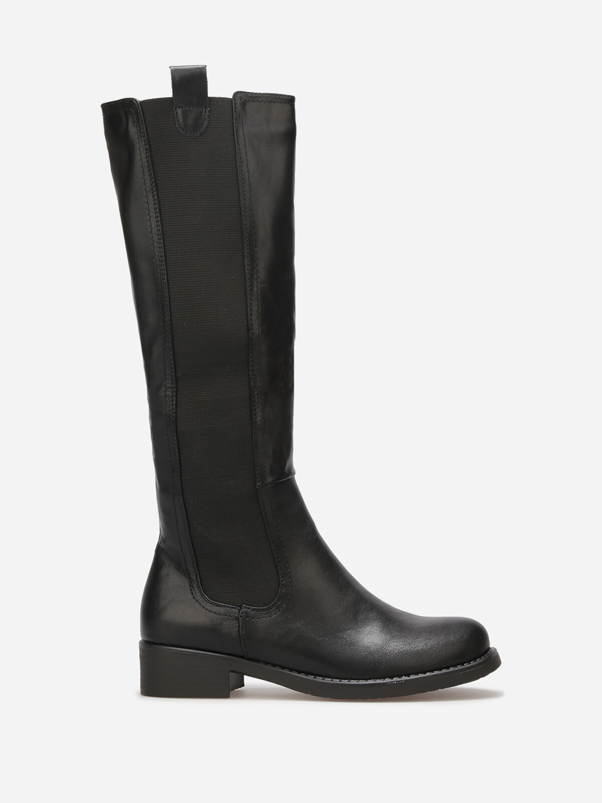Bottes Chelsea style cavalières- Noir
