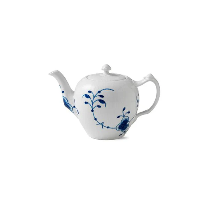 Royal Copenhagen  Blå Mega Riflet tekande m låg - 100 cl.