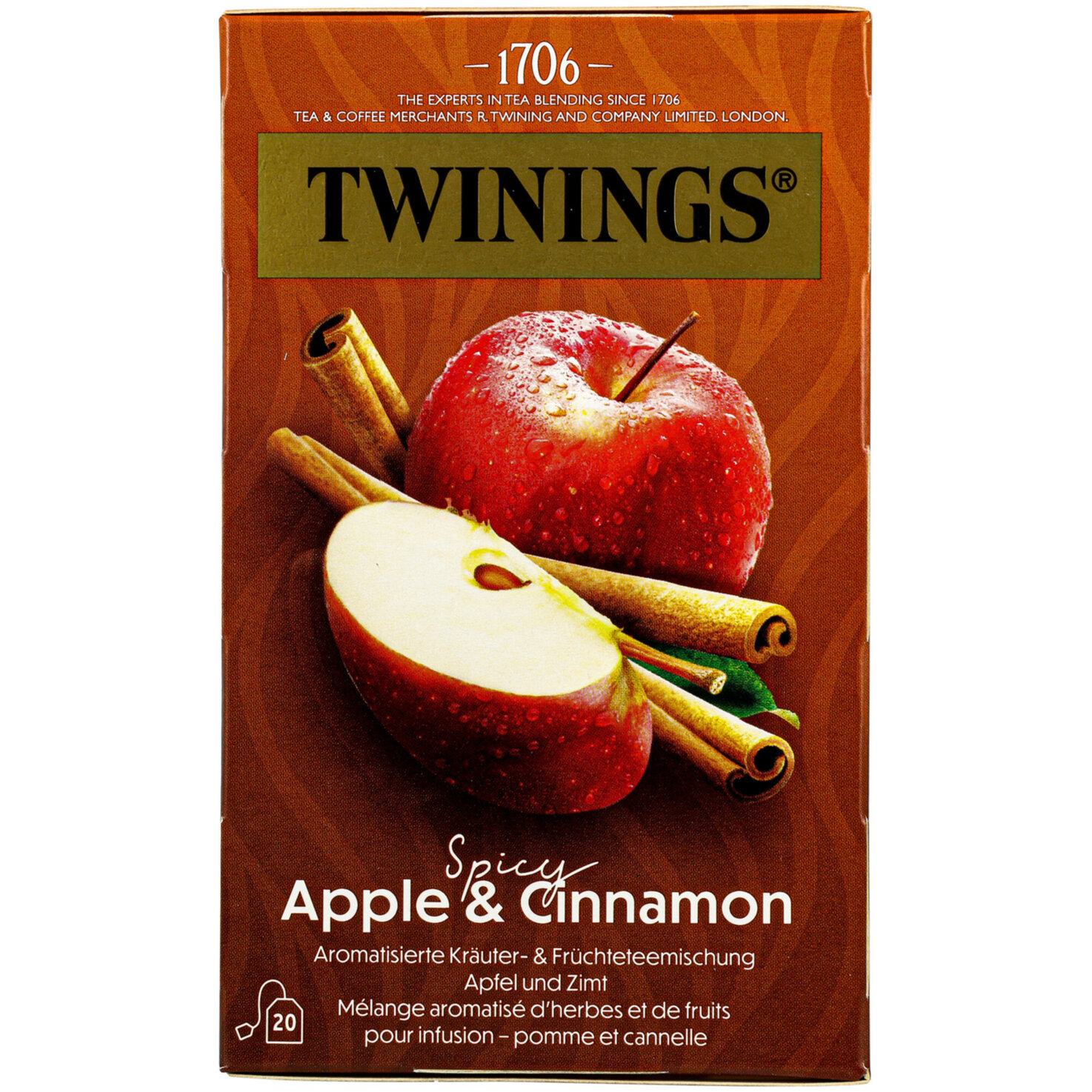 Twinings Tee Apfel & Zimt 20 Beutel