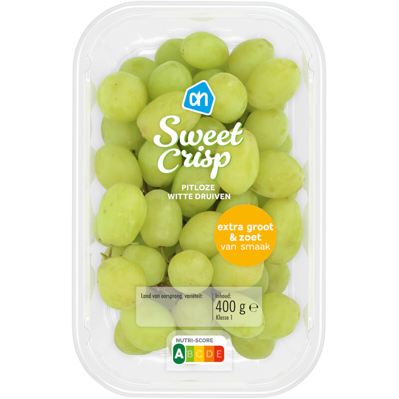 AH Sweet crisp pitloze witte druiven