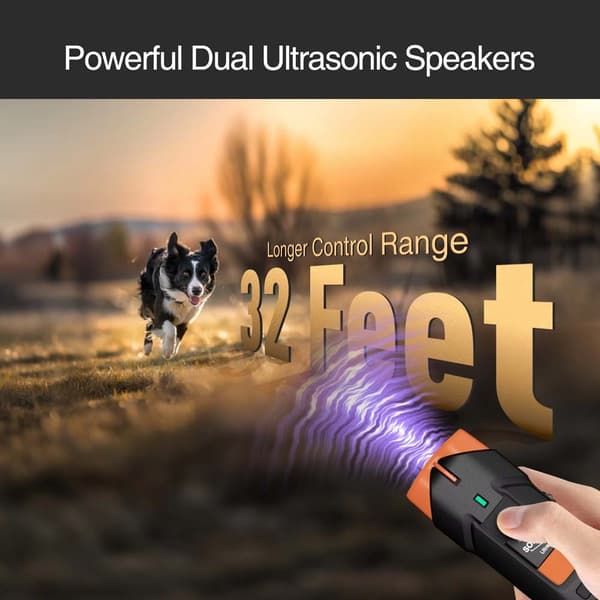 INF Ultralyd Hundetrener med Lang Batterilevetid og Dobbel Belysning - Effektiv Trening for Hunder