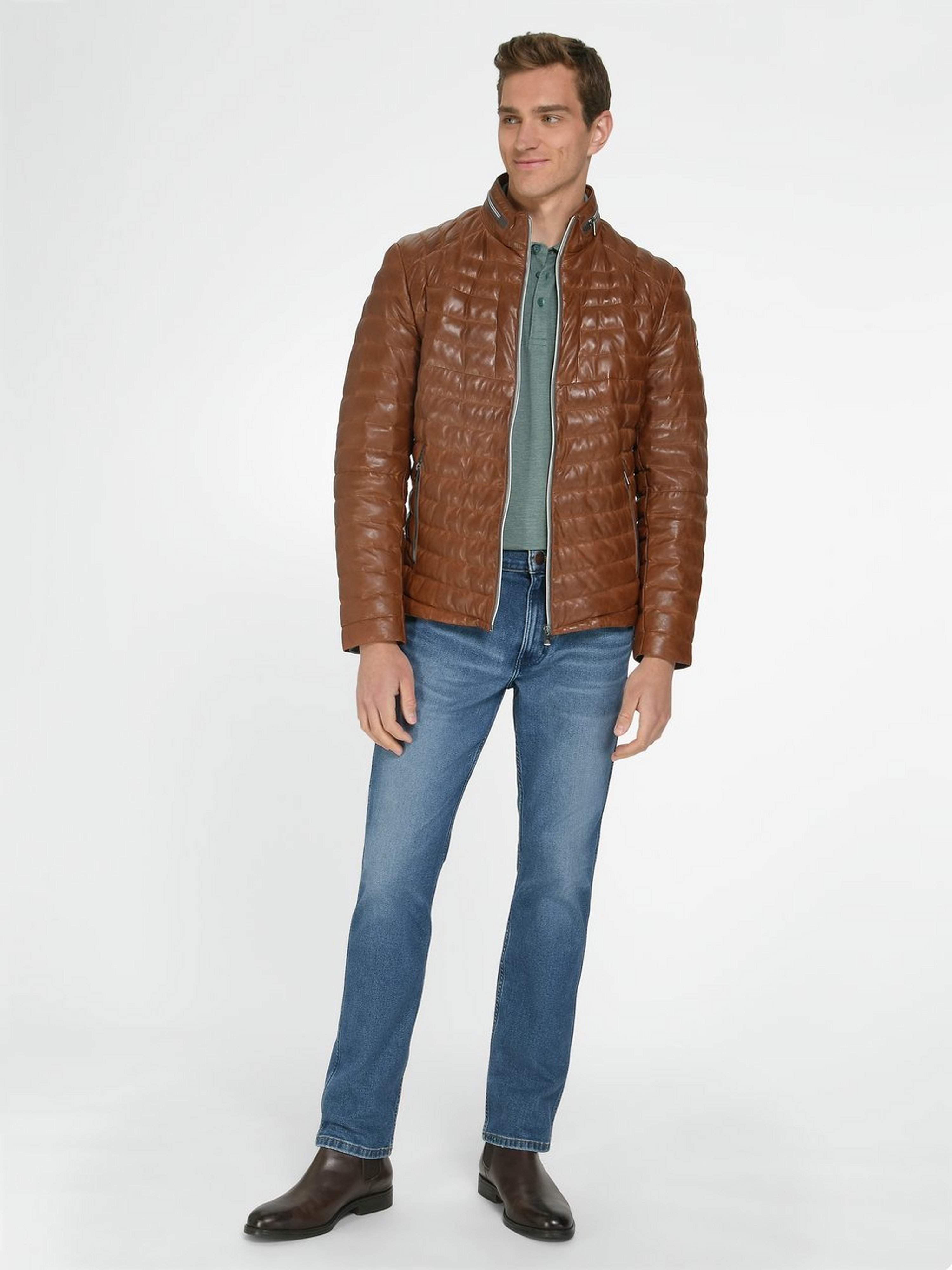 Lederjacke