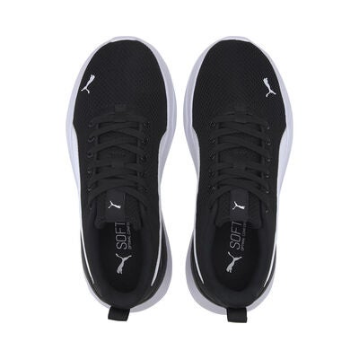 Puma Anzarun Lite Jr Sneaker, Black/White