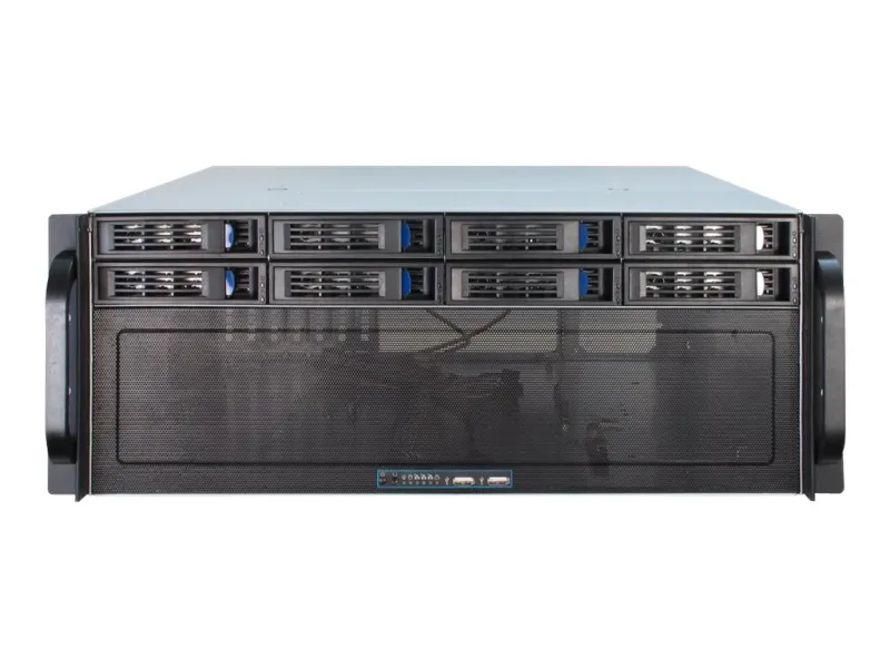 Inter-Tech IPC 4U-4408 - Rack-monterbar - 4U - forlænget ATX / SSI EEB - ingen strømforsyning (ATX) - USB