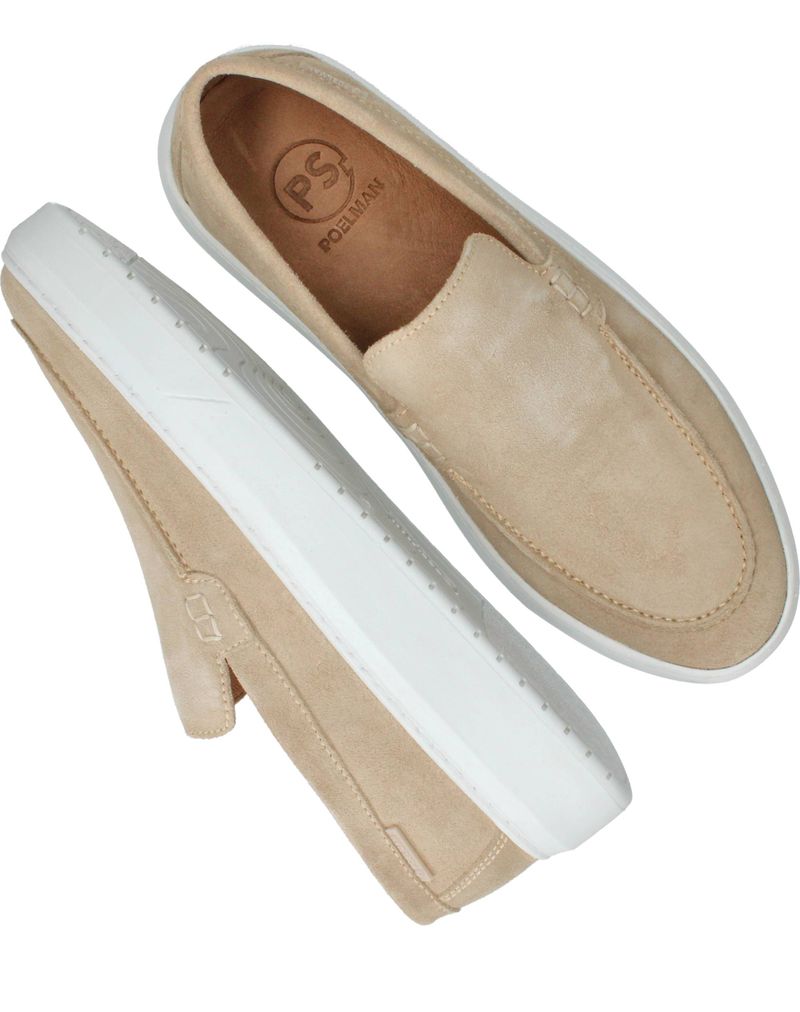 PS Poelman Instappers Beige Heren