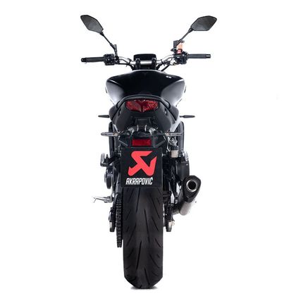 Ligne Complète Akrapovic Racing titane Embout carbone - Gris