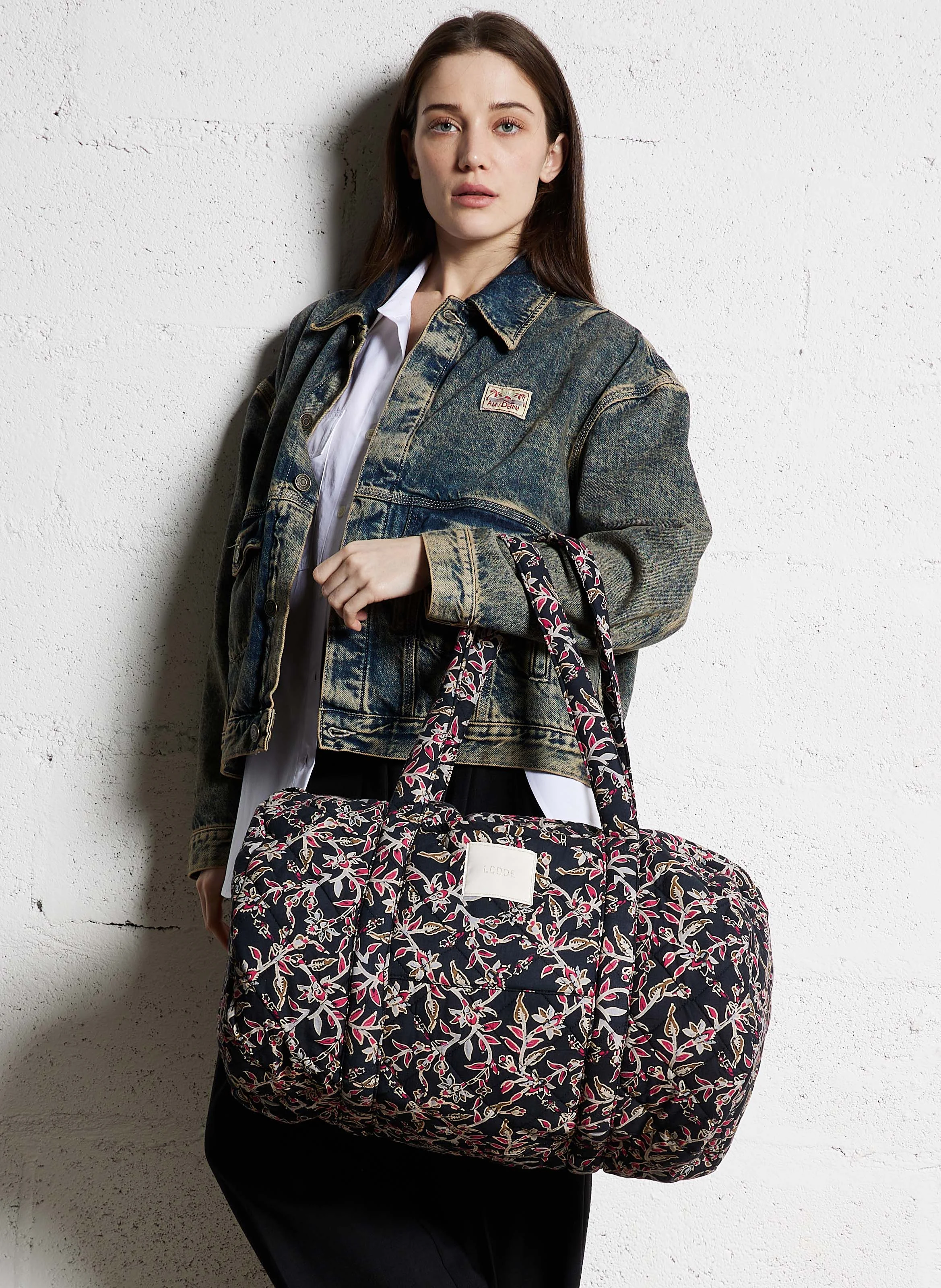Sac bowling en coton | Noir