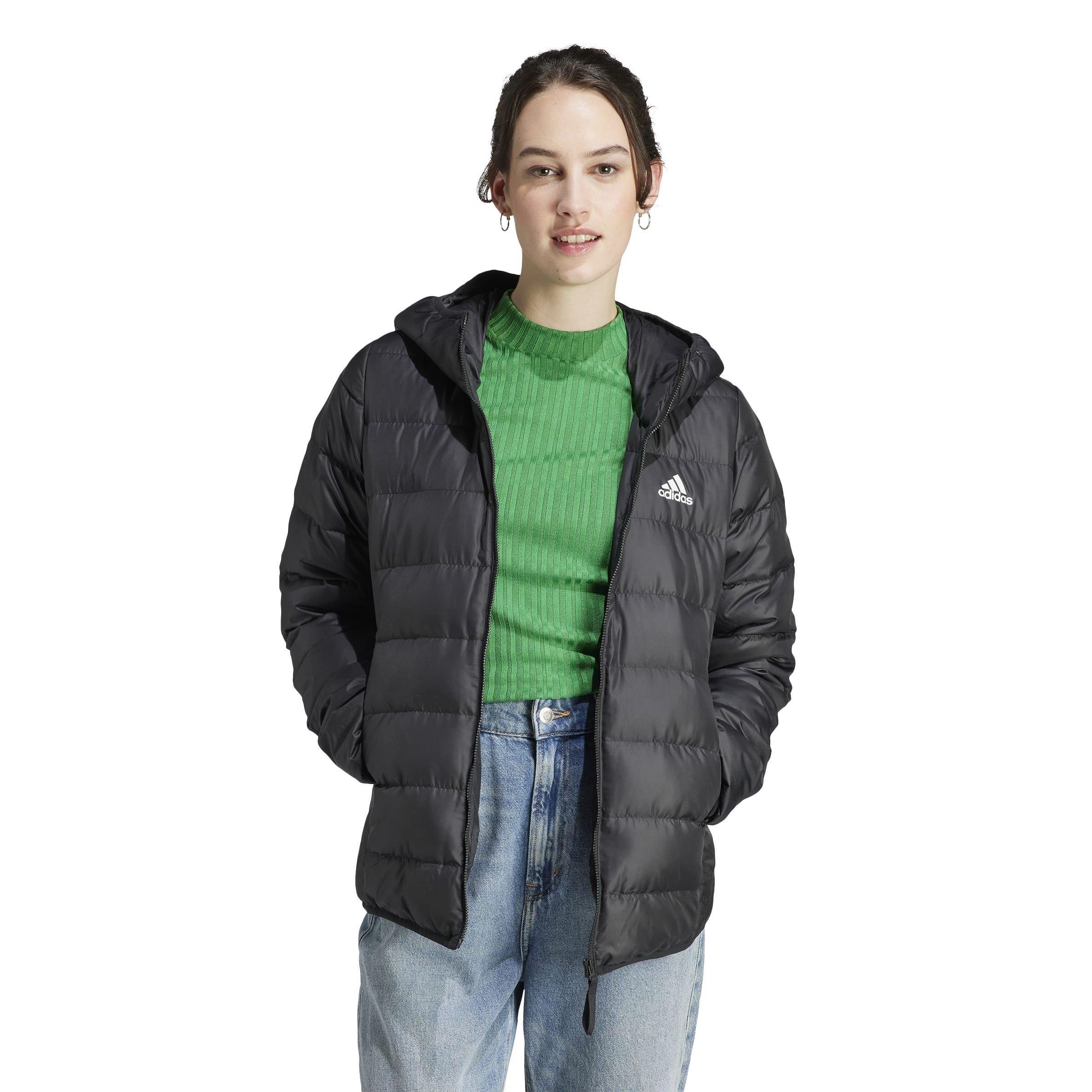 adidas Essentials Light Down Hooded Jacket Womens