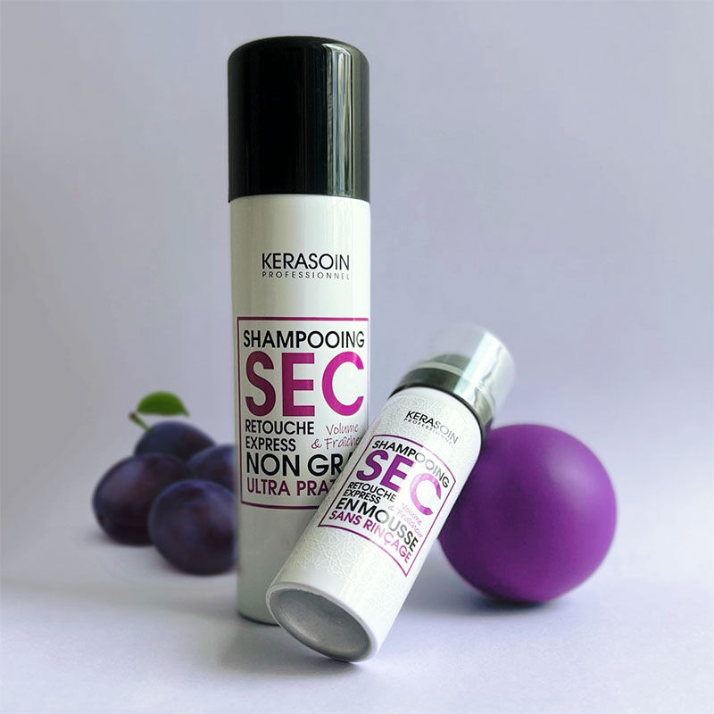 Shampooing sec moussant
