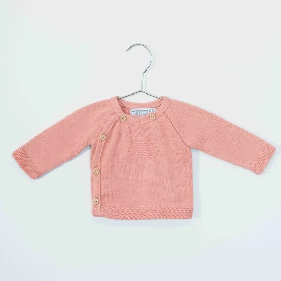 Brassière Petits Chats   Bouton de rose        3 mois   de               La Manufacture de Layette