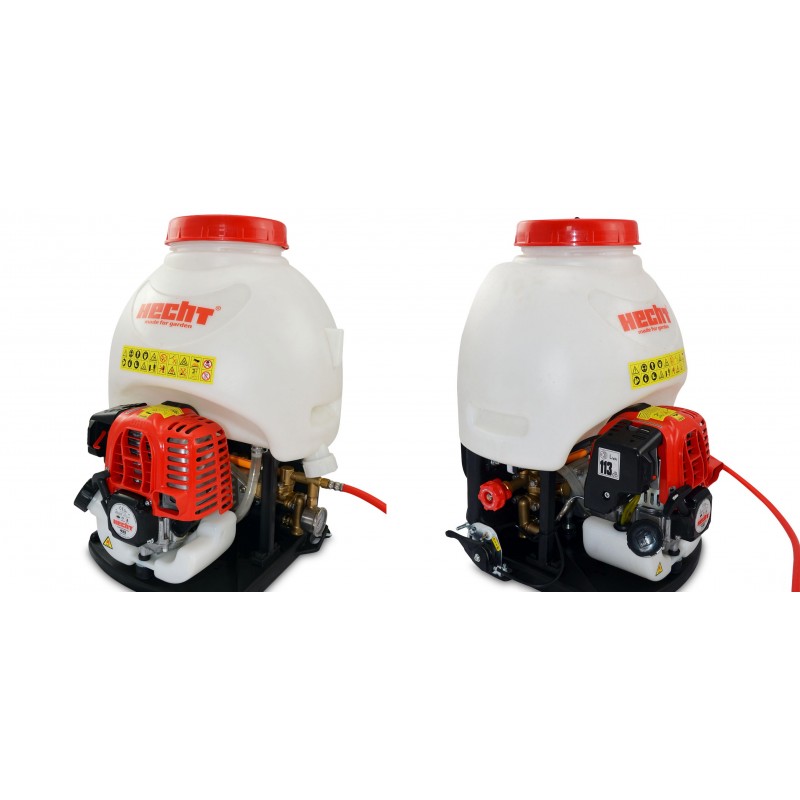 H 433 pulvérisateur à dos essence spray engrais 4temps 15l avec tuyau 159cm 2,5bars