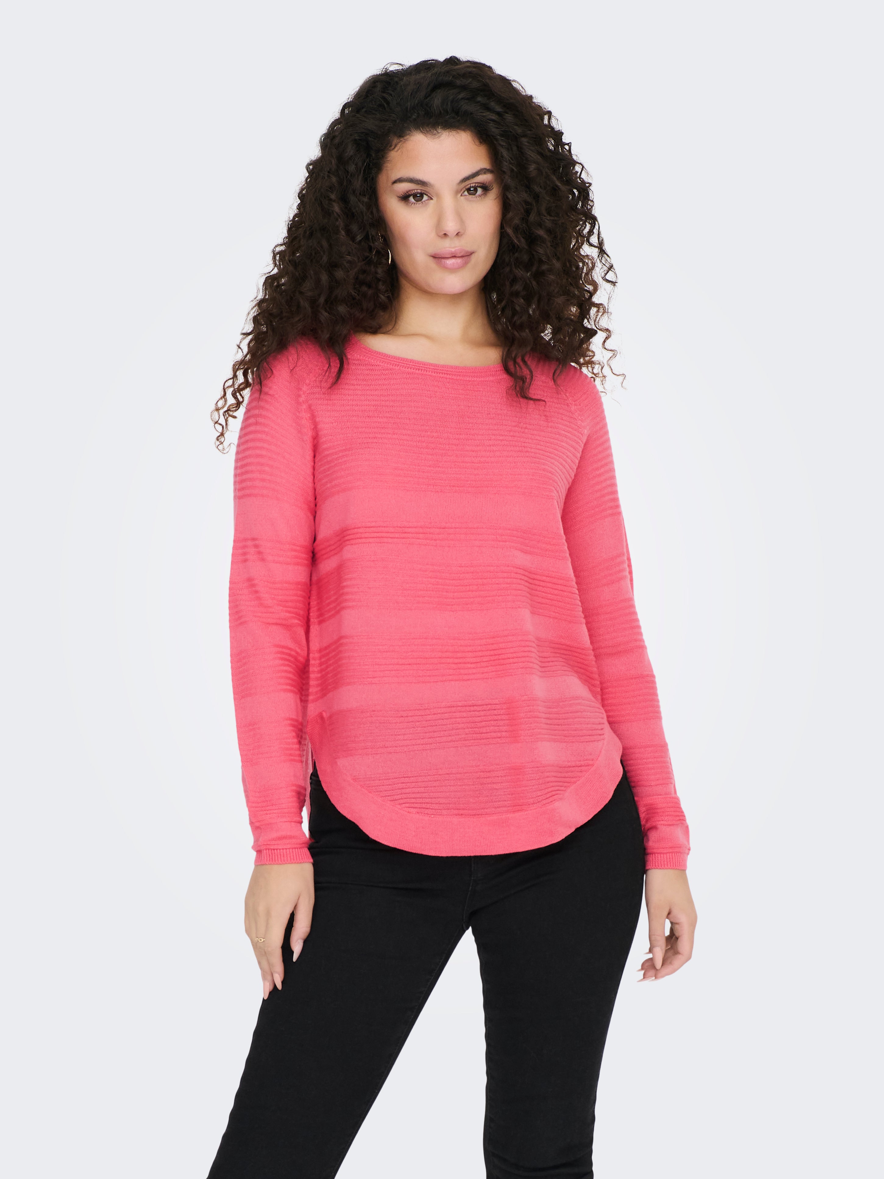 ONLCAVIAR Strickpullover Sun Kissed Coral