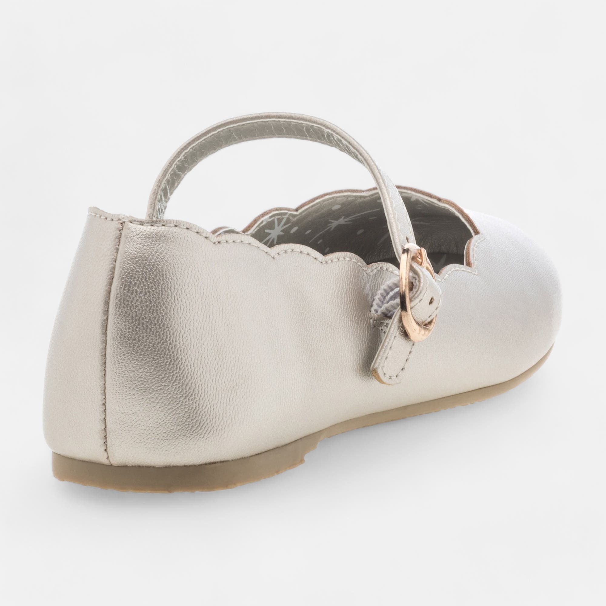 Ballerines Fille or