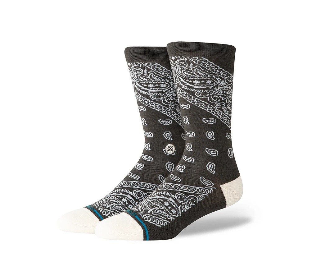 Stance Barrio Crew Washed Black M