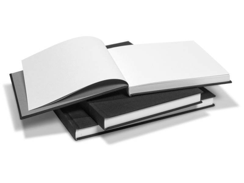 Aquarellbuch, Leineneinband