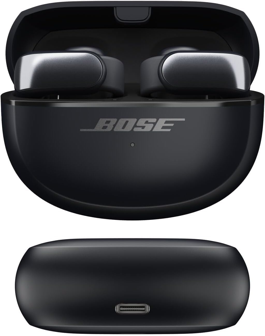 Bose Ultra Open Earbuds, Écouteurs oreilles libres avec technologie OpenAudio, Écouteurs stéréo ouverts sans fil, Écouteurs immersifs à clipser, Jusqu’à 48 heures d’autonomie