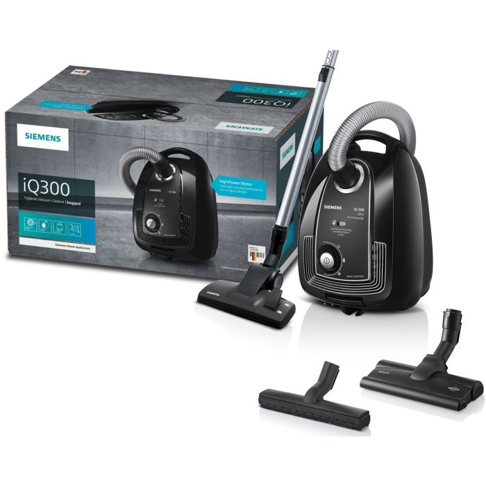 Siemens Staubsauger iQ300 plus extraKLASSE VSZ4GMJUBI Schwarz