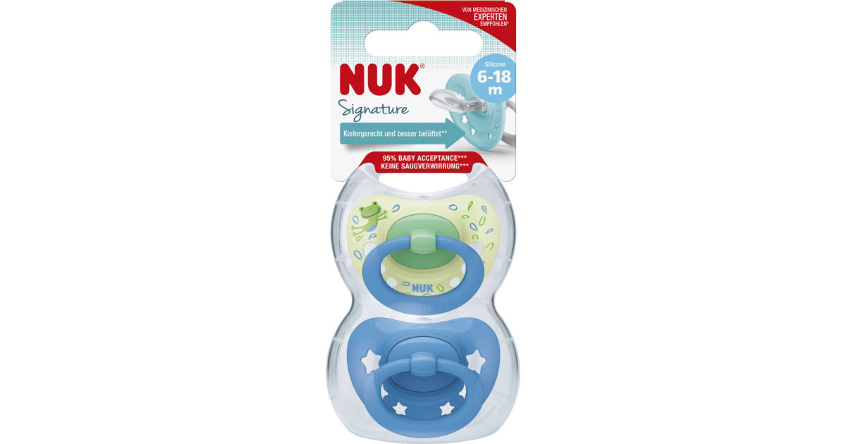 NUK Beruhigungsschnuller Signature 6-18 Monat