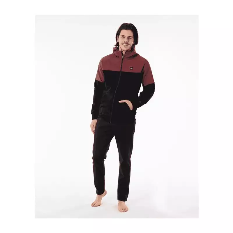 Sweat RIPCURL Anti Series Viral Zip Thru Maroon