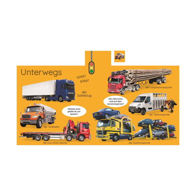 Erstes Lernen - Traktor, Bagger, Laster