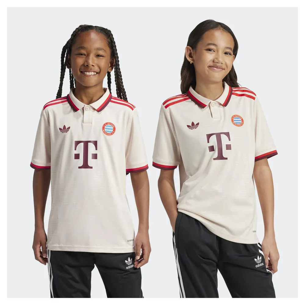 adidas FC Bayern Munich 3 Stripes 24/25 Drittes Junior-Kurzarm-T-Shirt