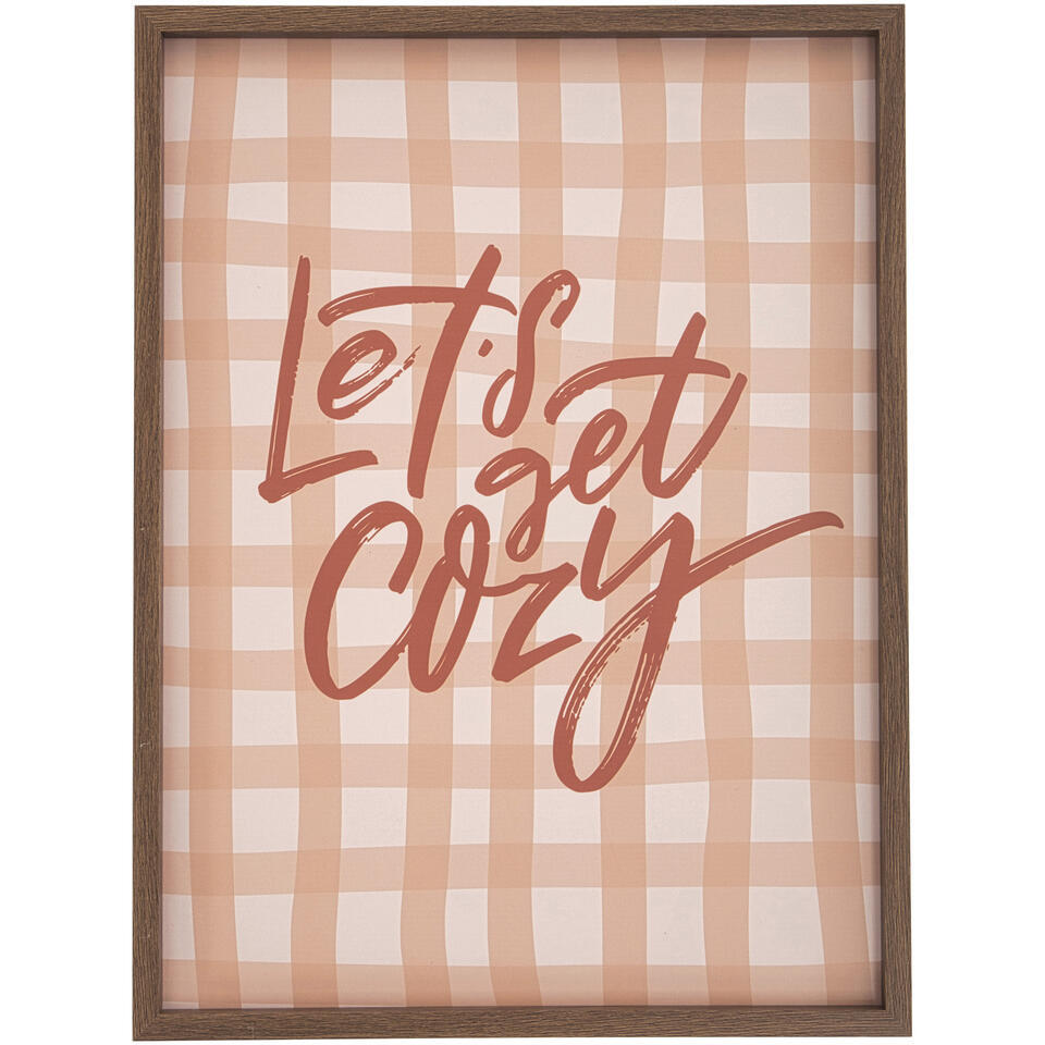 Poster Let's Get Cozy 40x60 cm