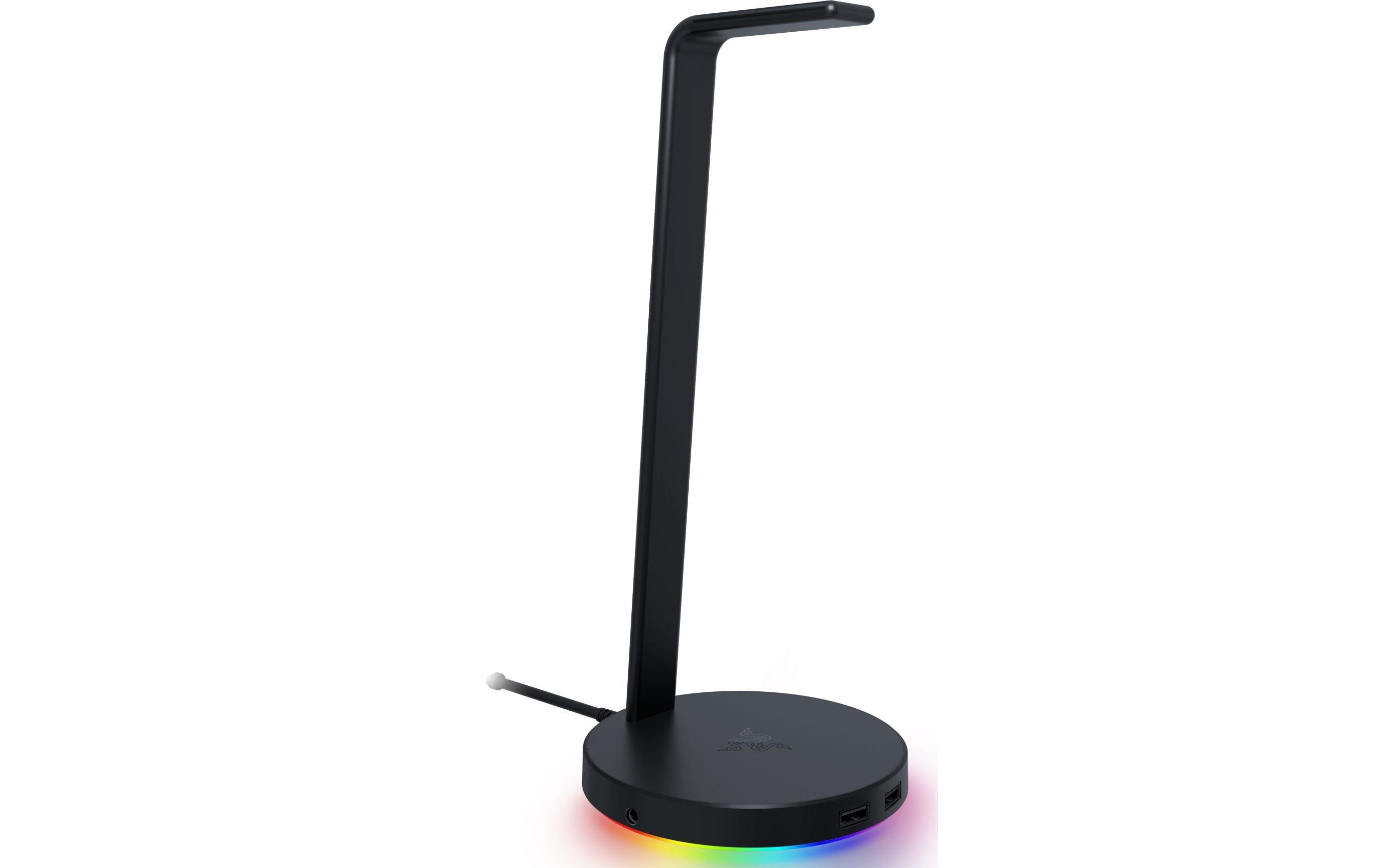 Kopfhörerhalter V2 Chroma SchwarzKopfhörer-Stand für einen aufgeräumten Schreibtisch
