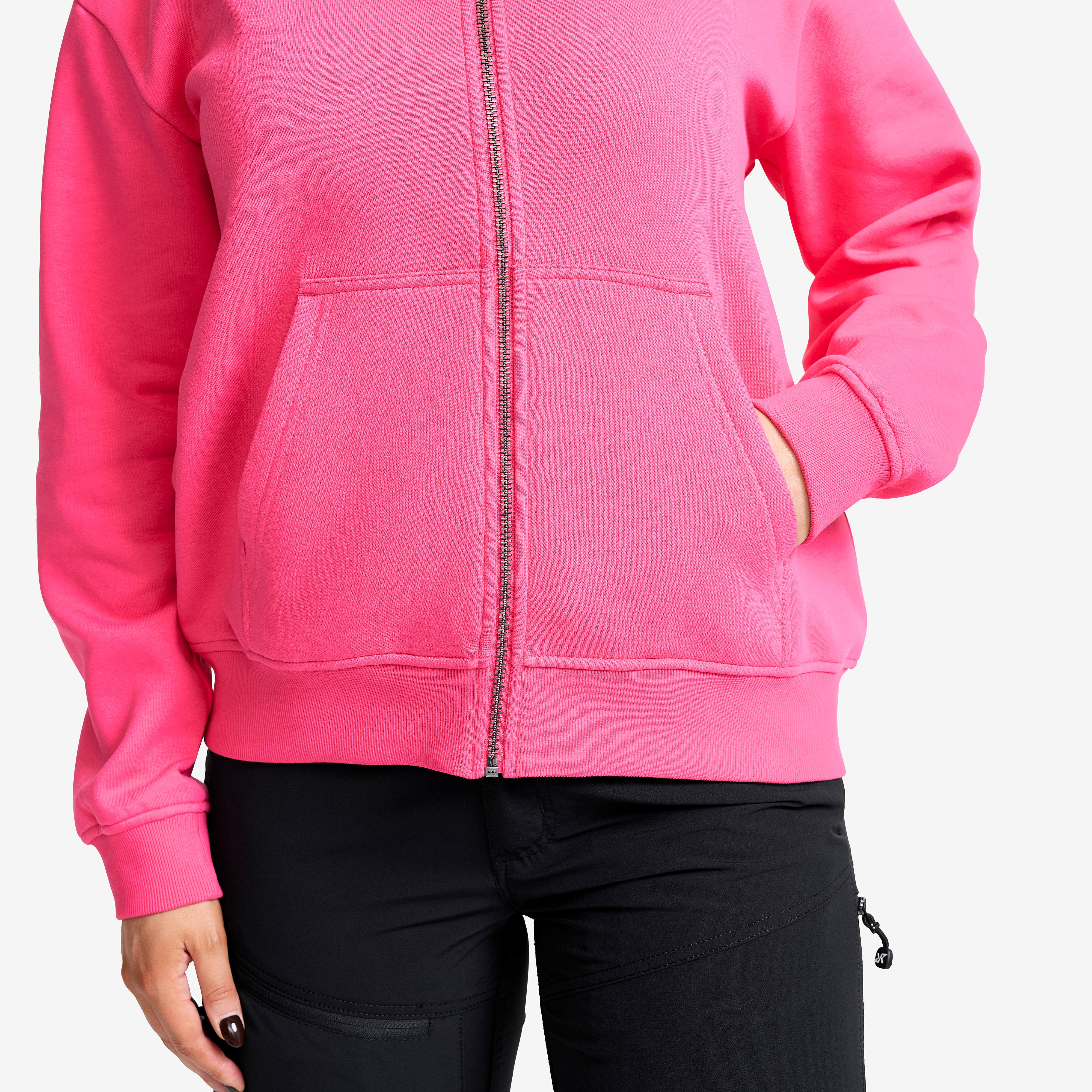 RVRC Full-zip Hoodie Dame Fandango Pink