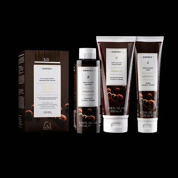 Korres Capillaire Shampoing Post-Coloration à l'Argan 250ml