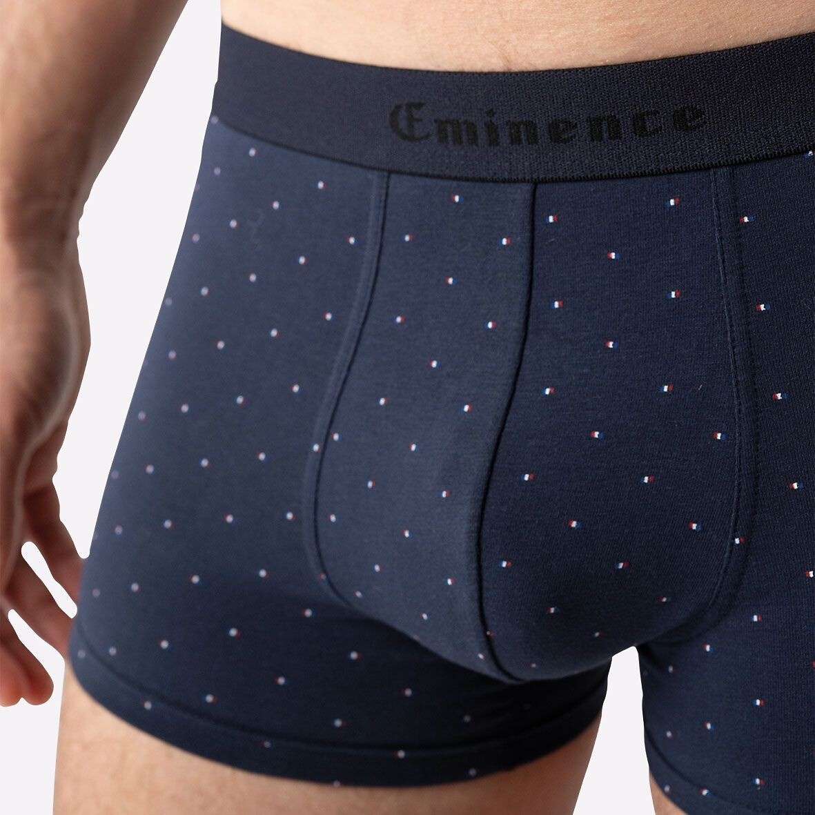 EMINENCE<br>Conjunto de 2 cuecas boxer, fabricadas na França