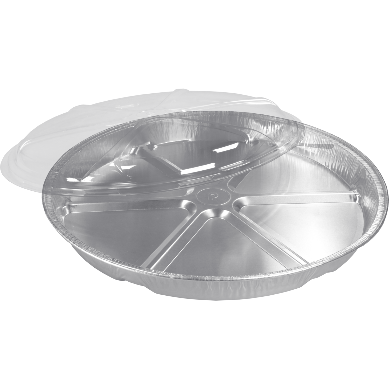 Deksel, snackpan, Gerecycled PET, transparant
