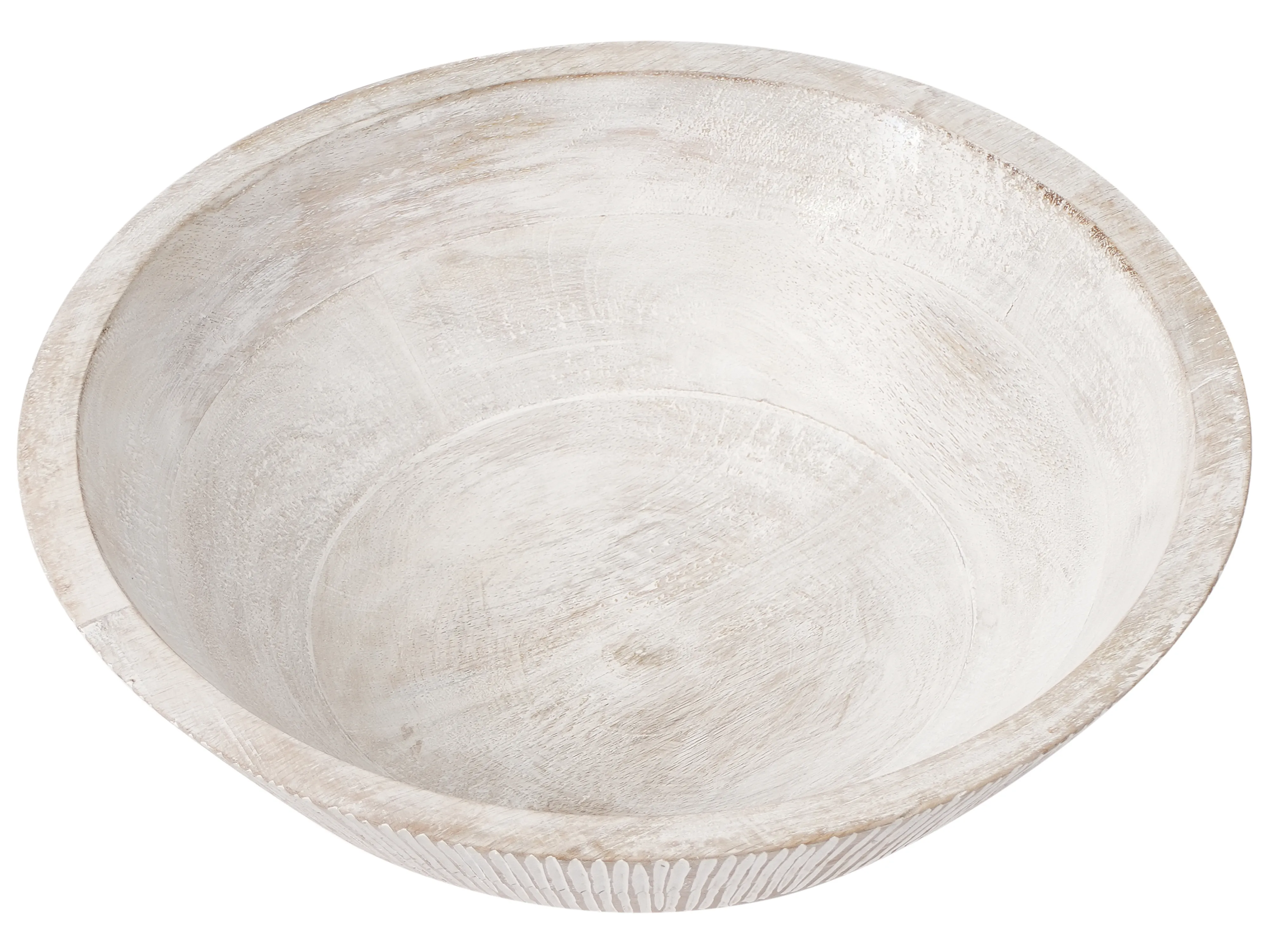 Set van 2 decoratieve schalen SIWA Mangohout Lichtbruin