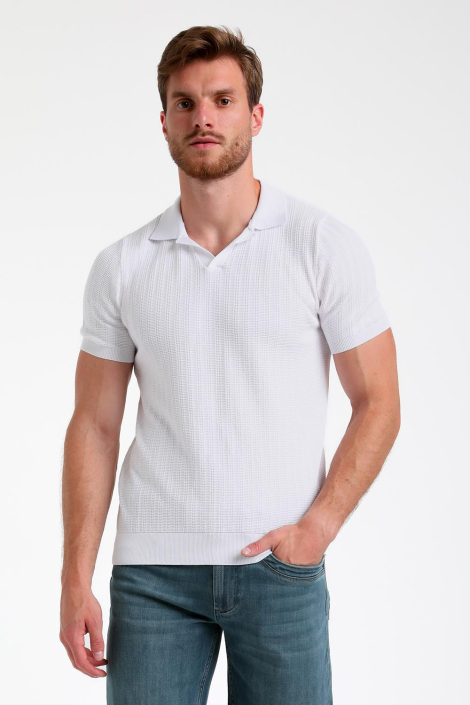 Gabbiano witte heren polo