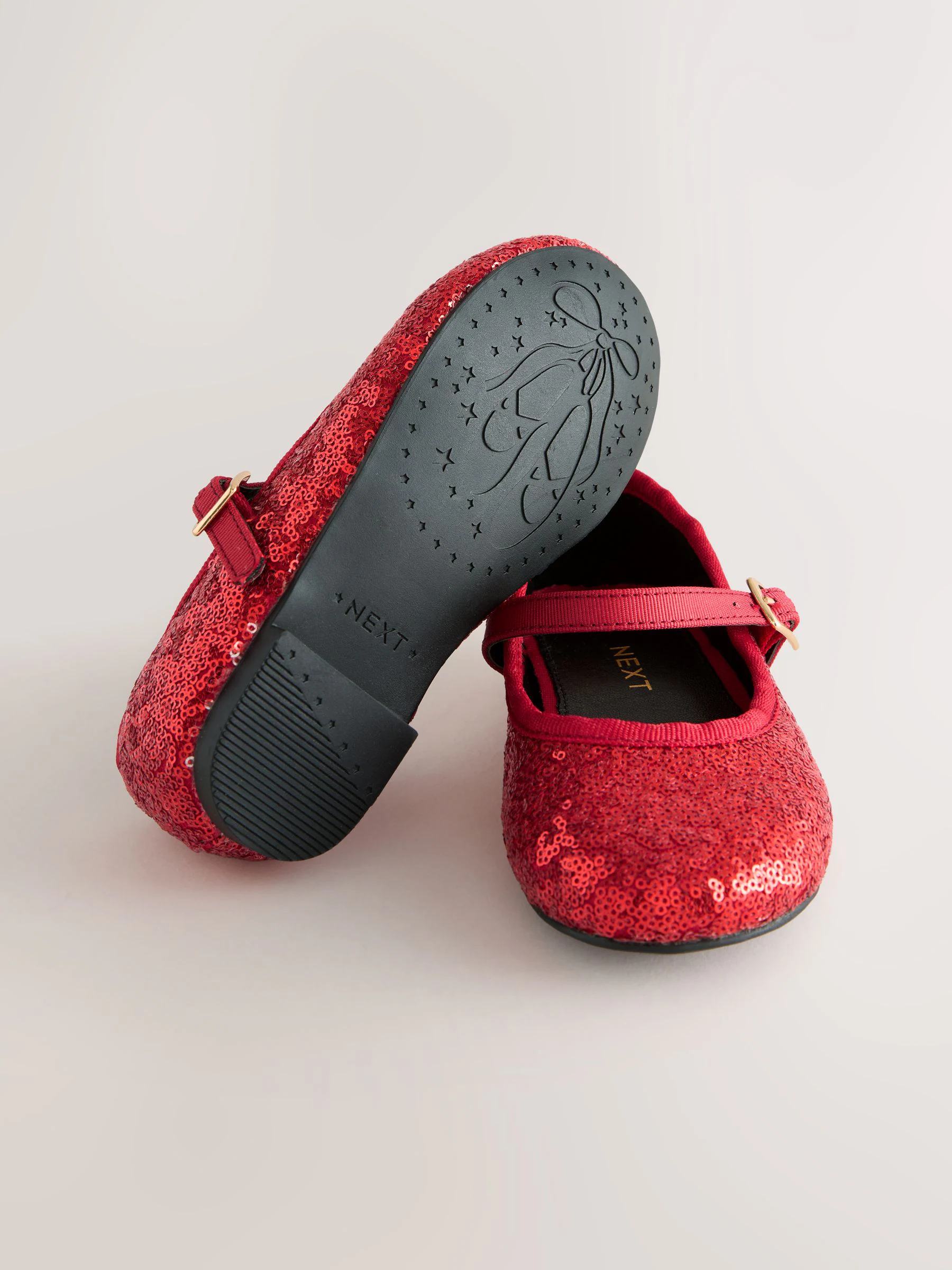 Rood - Sequin Mary Jane Shoes