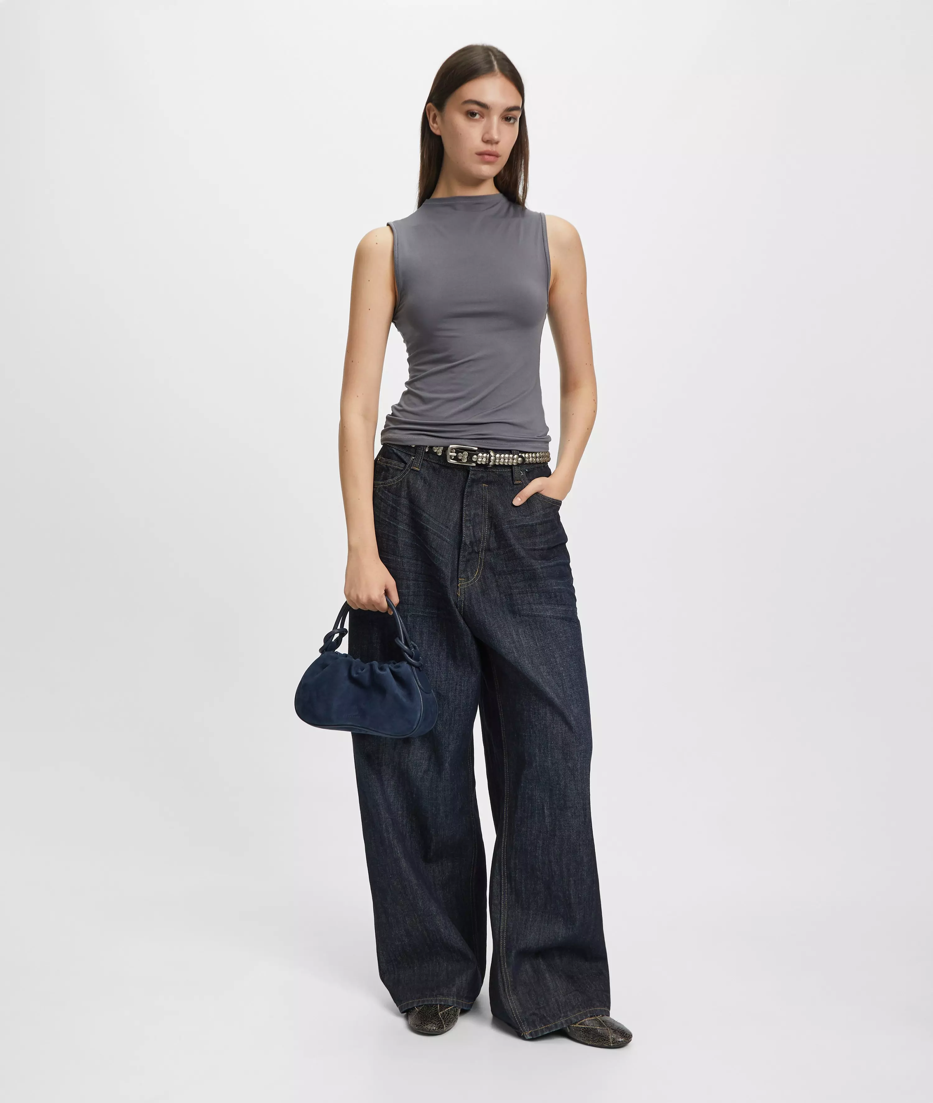 Mimi Hobo XS Small bag in suede look