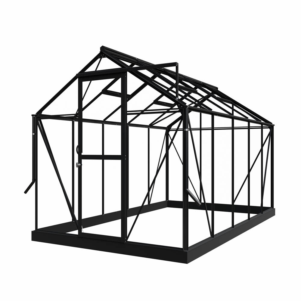 Royal Well Mary III - Tuinkas - zwart - 241x212x360 cm - Veiligheidsglas