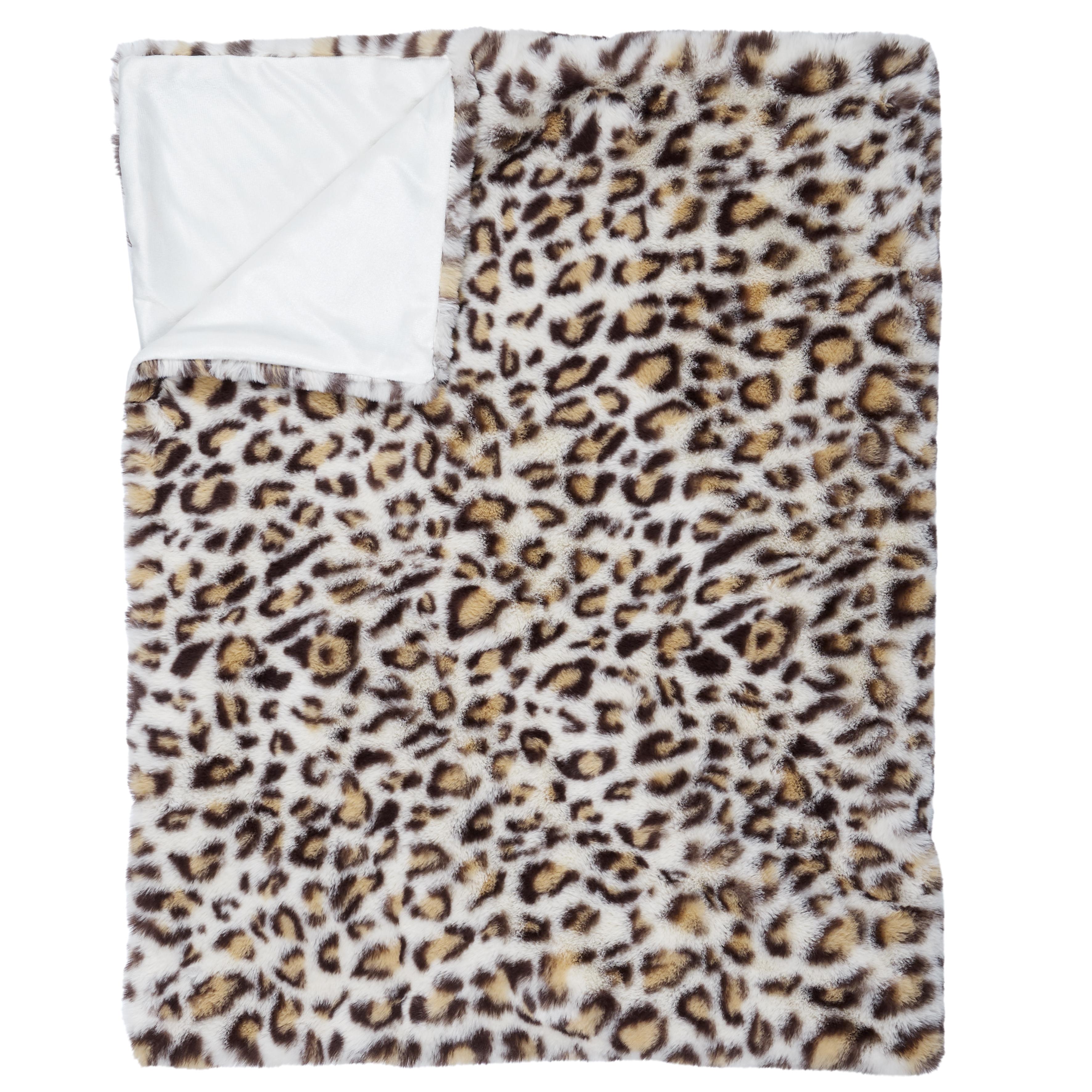 PLAID EFFET PEAU BETE LEOPARD