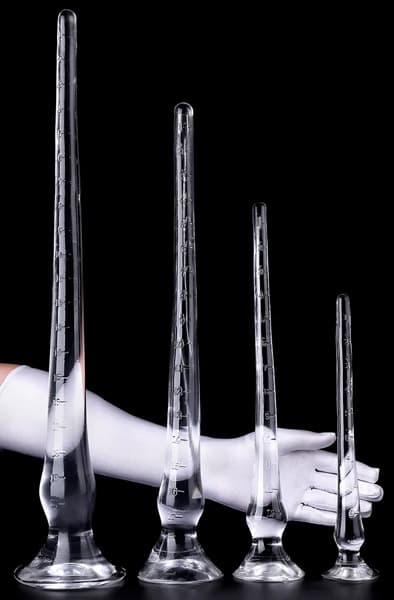 Koxor Long Transparent Dildo Koxor 50 cm Ekstra lang analdildo
