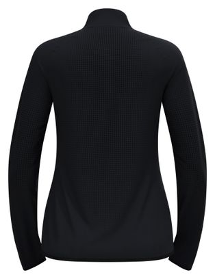 Pull Running Femme Odlo Zeroweight Warm 2.0 1/2 Zip Noir