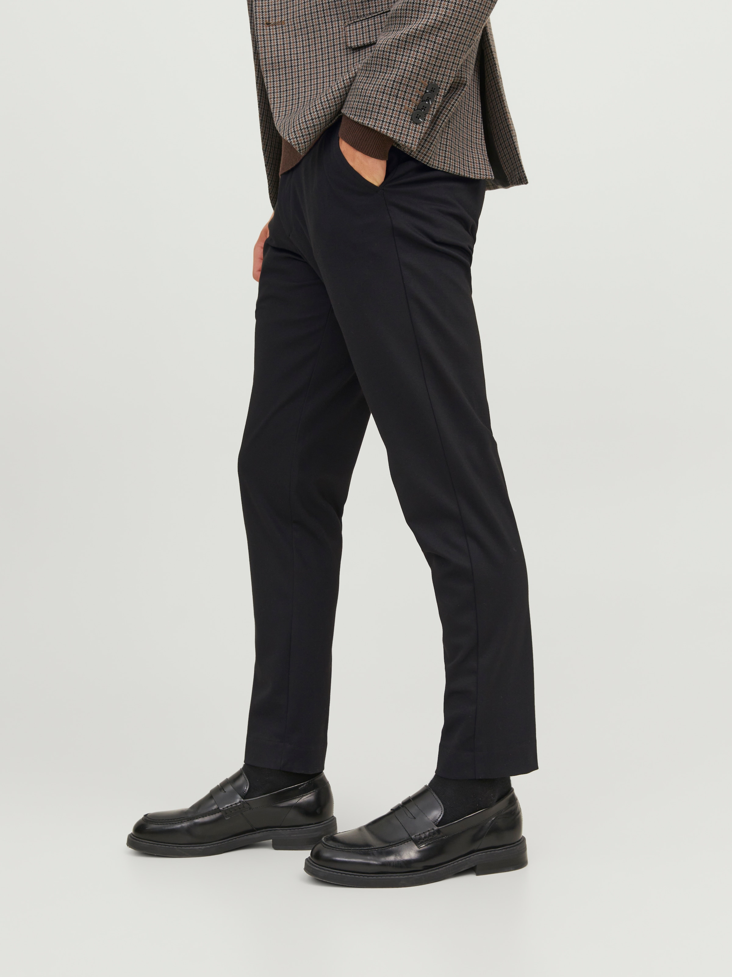 Jack & Jones Chinohose »JPSTMARCO – Chinohose mit mittlerer Taille, Slim Fit, bequem«  unifarben, modisch, slim fit, Web