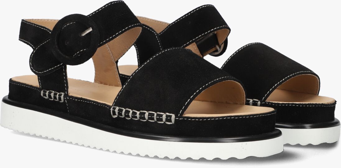 zwarte ayana platte sandalen 11865