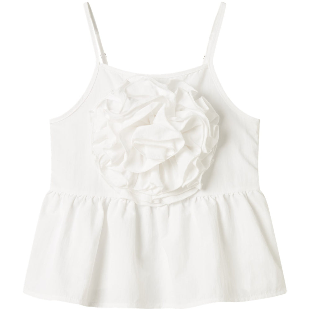 Køb Name It Bright White Fylona Strop Top
