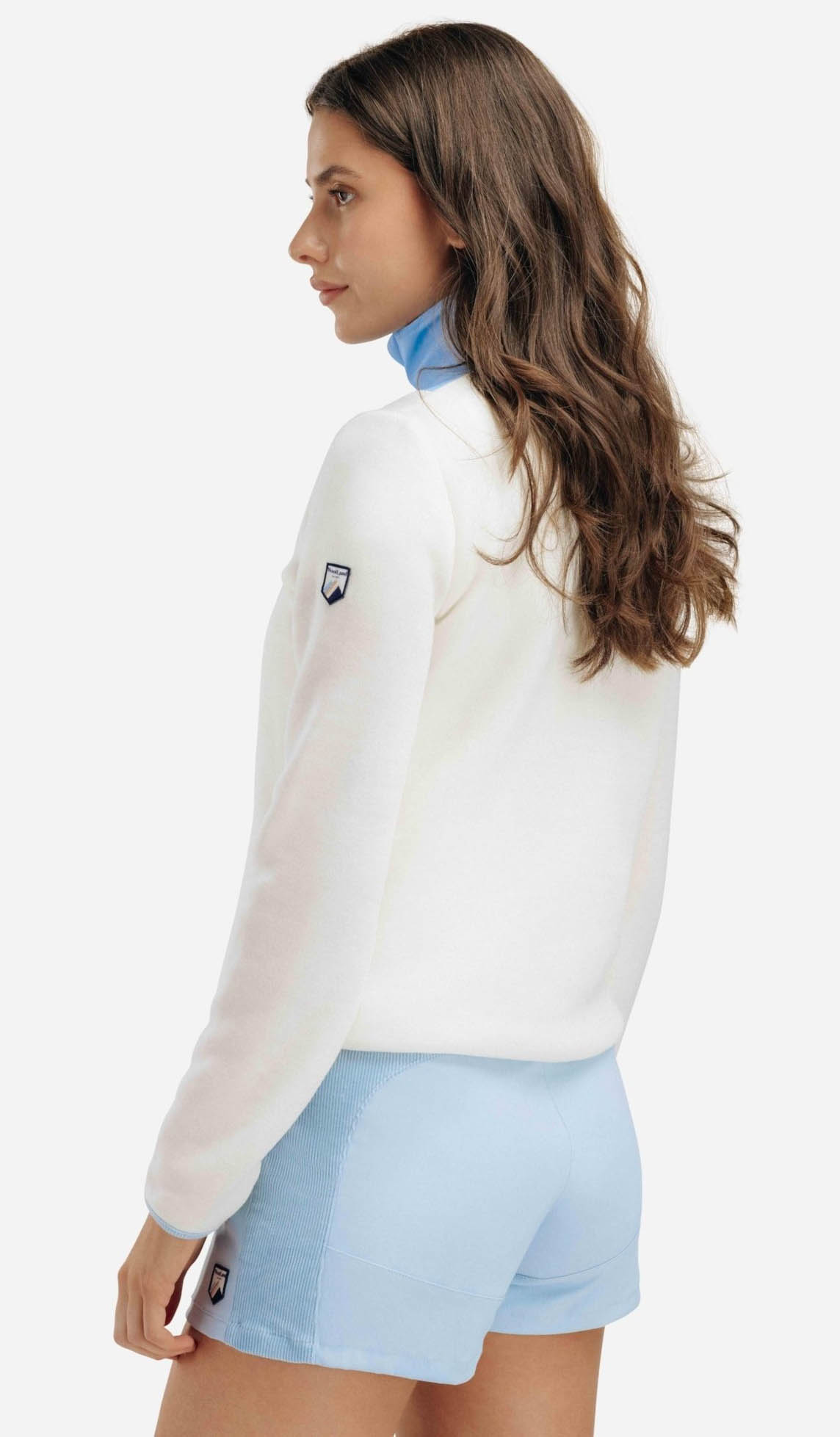 Sogndal Fleece Pullover Dame Light Sky
